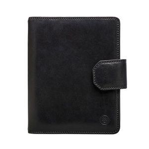 Maxwell Scott Leather Padfolio Notebook Night Black NIB